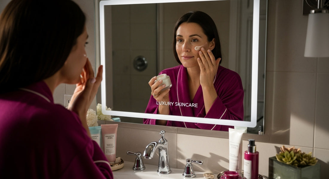 luxury skincare ritual