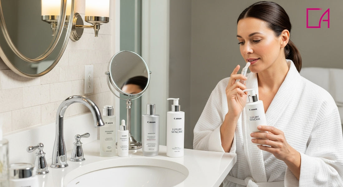 luxury skincare human interaction