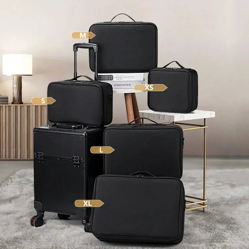Premium Glam Travel Makeup Case - Stylish & Spacious - The Noble Thread