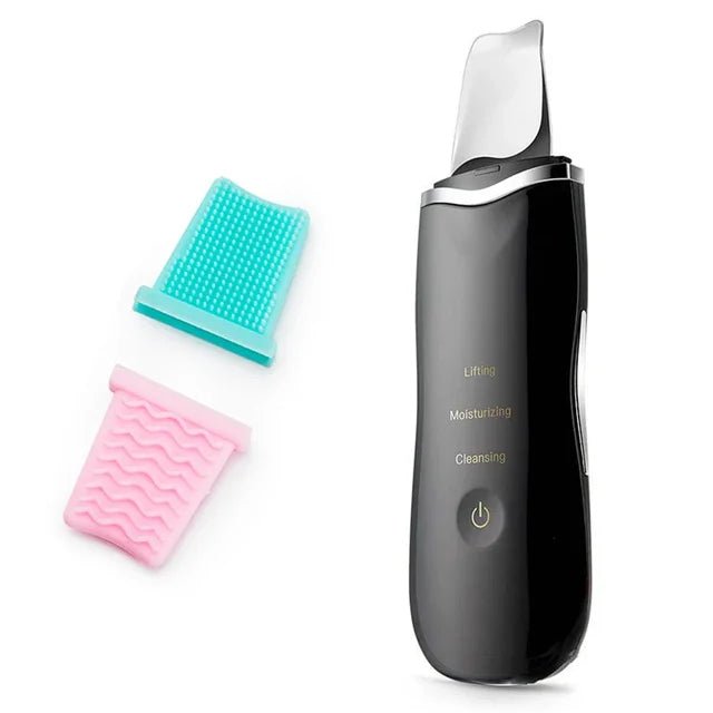 Ultrasonic Skin Scrubber | Deep Pore Cleaner & Blackhead Remover – At - Home Spa Exfoliation