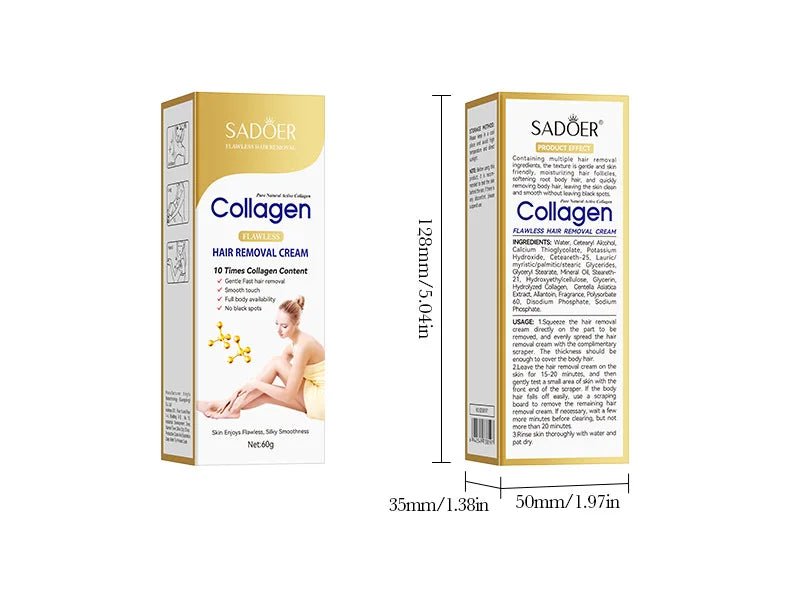 Fast Hair Removal Cream - Painless Depilatory for Men & Women - The Noble Thread