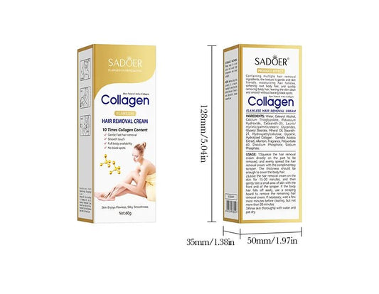 Fast Hair Removal Cream - Painless Depilatory for Men & Women - The Noble Thread