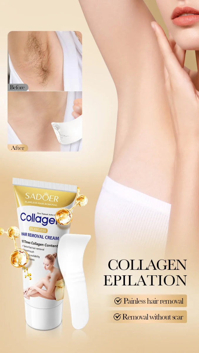 Fast Hair Removal Cream - Painless Depilatory for Men & Women - The Noble Thread