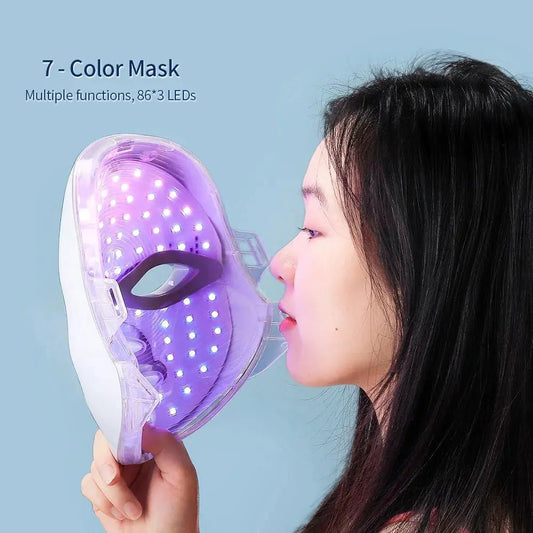 LED Face Mask - Anti - Aging Gold Collagen | Noble Thread - The Noble Thread