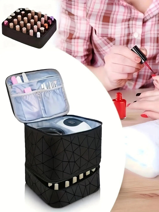 Luxury Acrylic Nail Polish Organizer Premium Beauty Storage - The Noble Thread