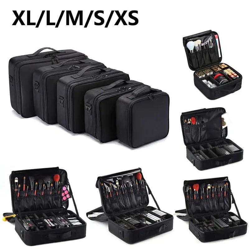 Premium Glam Travel Makeup Case - Stylish & Spacious - The Noble Thread