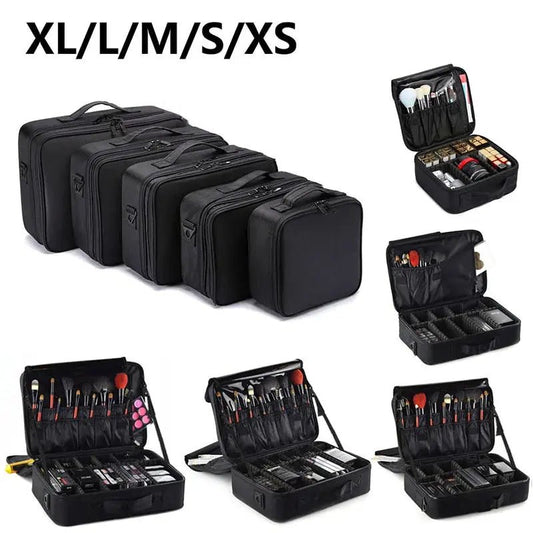 Premium Glam Travel Makeup Case - Stylish & Spacious - The Noble Thread