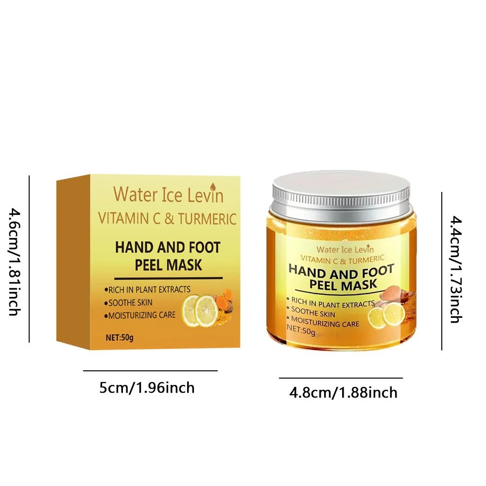 Vitamin C Turmeric Hand Mask - Brightening Hand Treatment - The Noble Thread