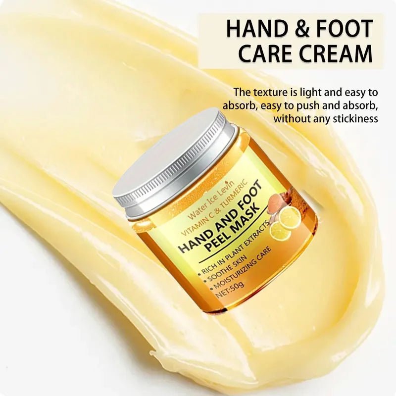 Vitamin C Turmeric Hand Mask - Brightening Hand Treatment - The Noble Thread