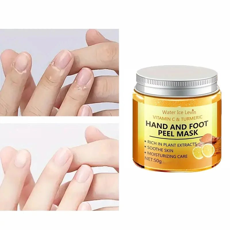 Vitamin C Turmeric Hand Mask - Brightening Hand Treatment - The Noble Thread