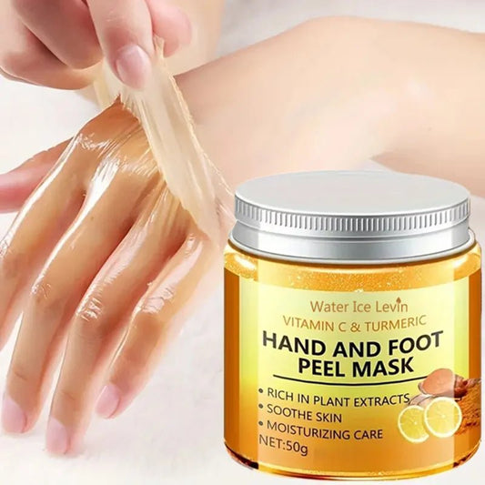 Vitamin C Turmeric Hand Mask - Brightening Hand Treatment - The Noble Thread
